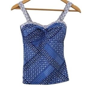 L.L. Bean Mix and Match blue Tankini *New with tags*